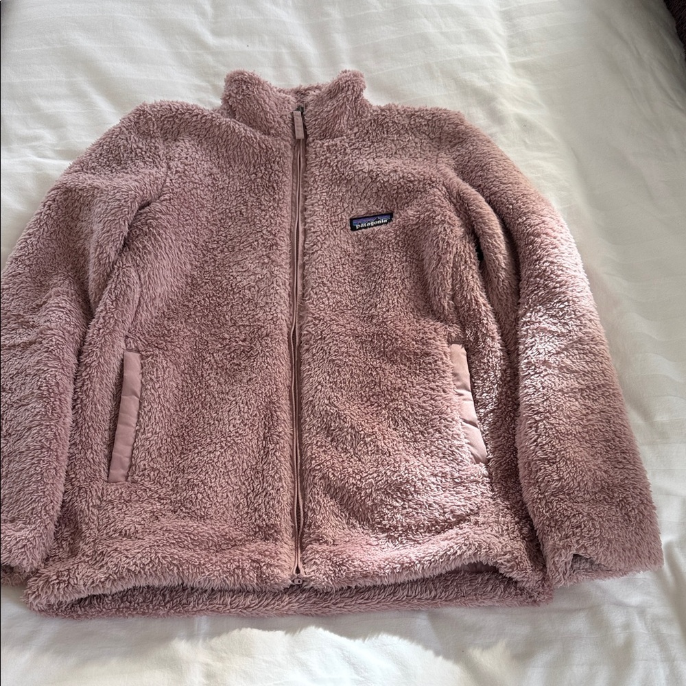 Patagonia Los Gatos Dusty Rose Fleece Full Zip Jacket